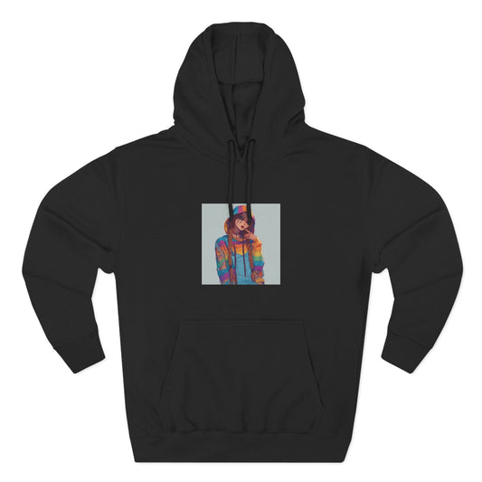 Women chuck Three-Panel Fleece Hoodie