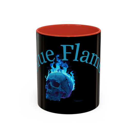 blue flame Accent Coffee Mug (11, 15oz)