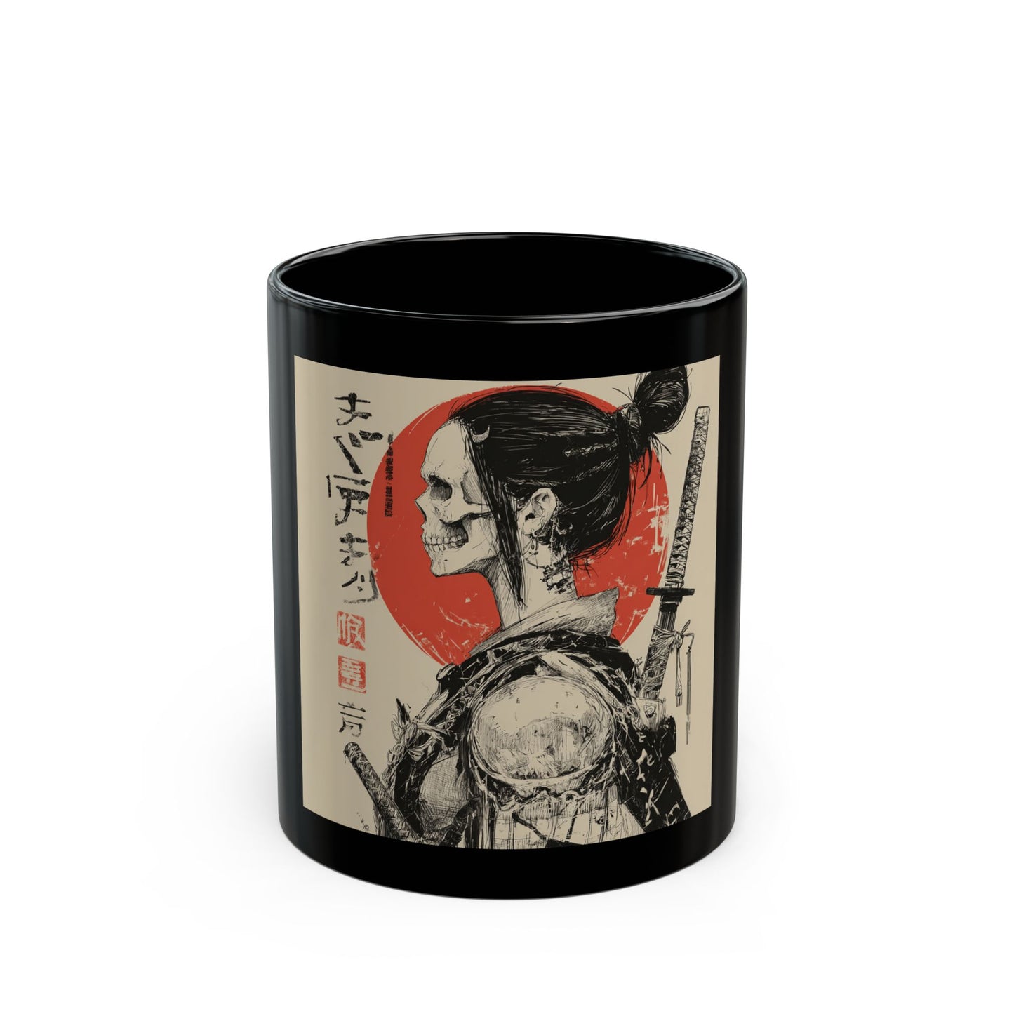 Black Mug (11oz, 15oz) Blood Moon
