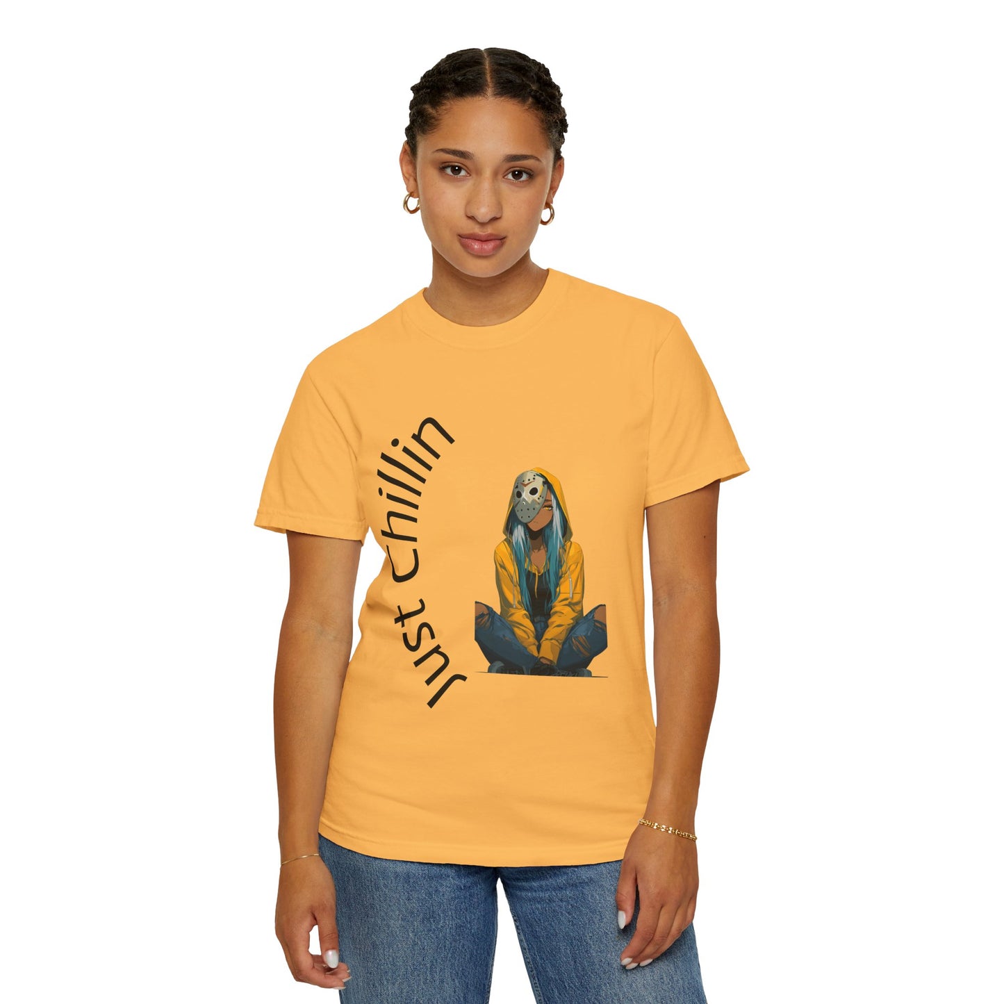 Just chillin Unisex Garment-Dyed T-shirt