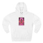 Run run run Three-Panel Fleece Hoodie