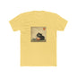 Unisex Cotton Crew Tee cat eating Japanese noodles