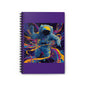 Spiral Notebook - Ruled Line vibrant astronaut