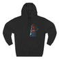 Three-Panel Fleece Hoodie