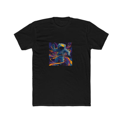 Unisex Cotton Crew Tee - vibrant astronaut