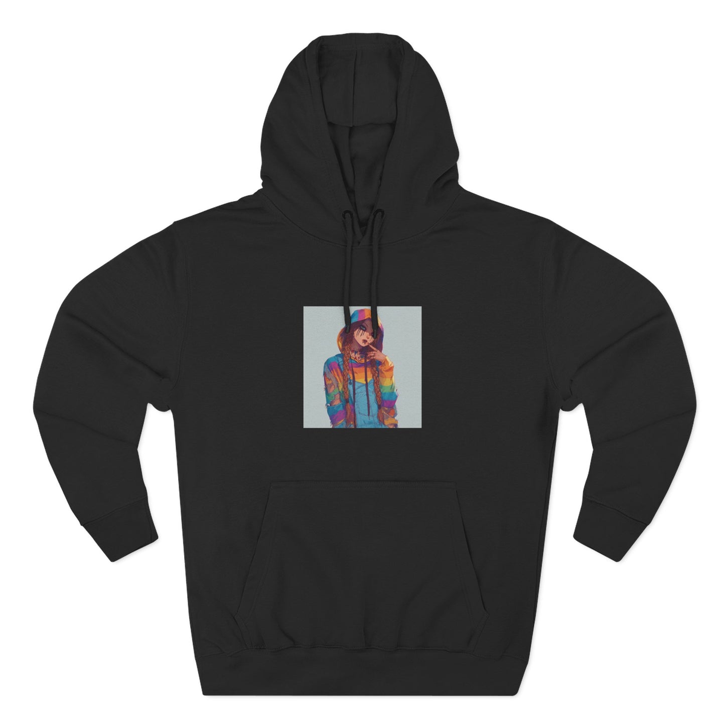 Women chuck Three-Panel Fleece Hoodie