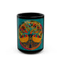 Black Mug (11oz, 15oz) Tree of life