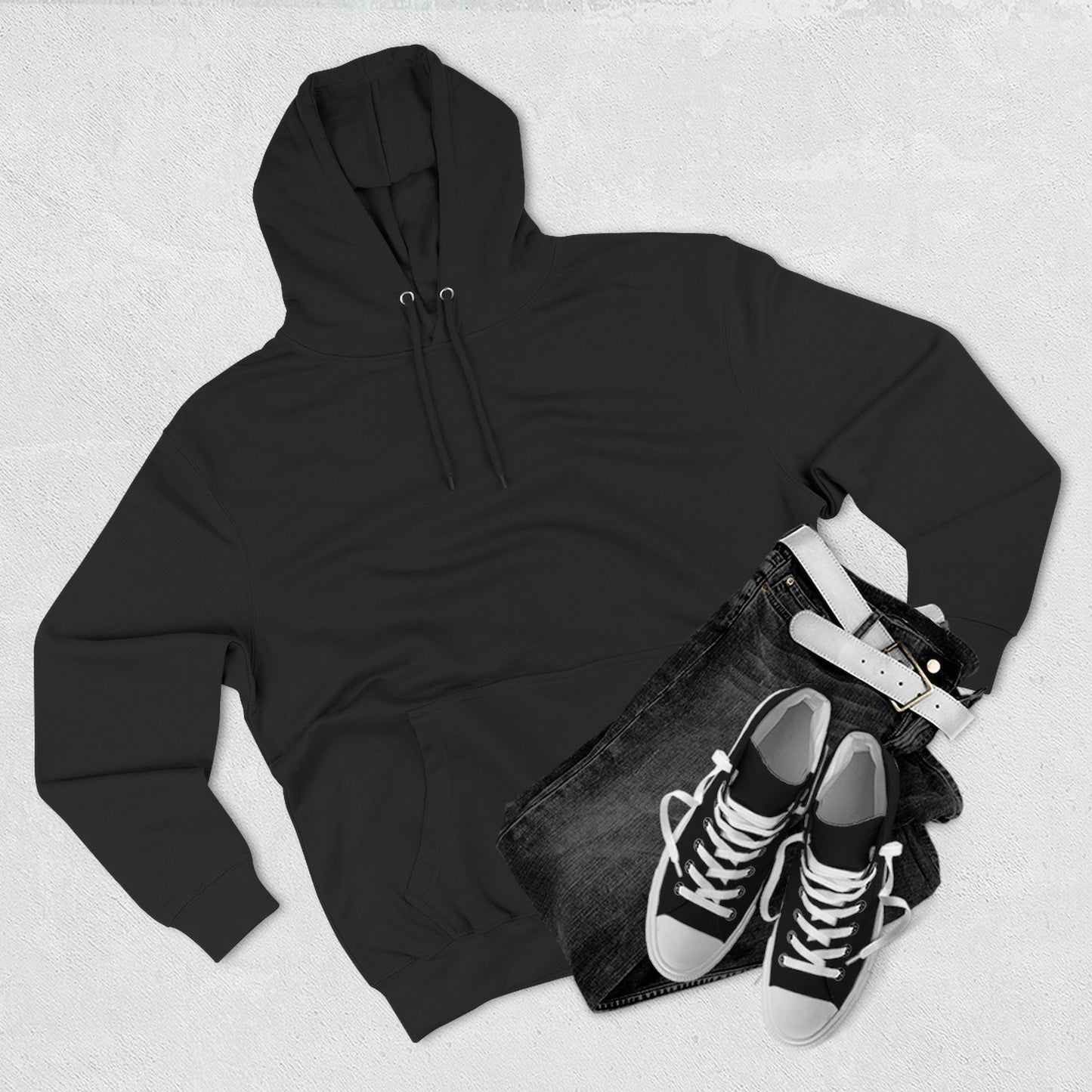 carried Three-Panel Fleece Hoodie
