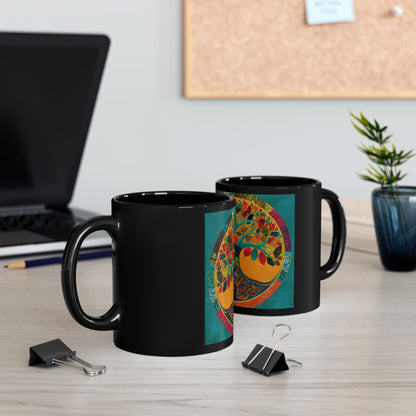 Black Mug (11oz, 15oz) Tree of life