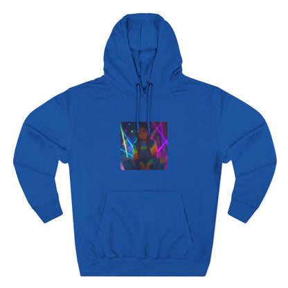 Funny Three-Panel Fleece Hoodie