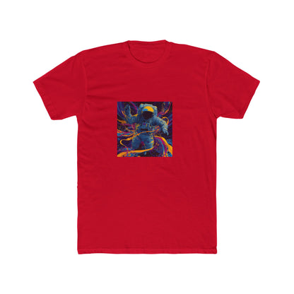 Unisex Cotton Crew Tee - vibrant astronaut