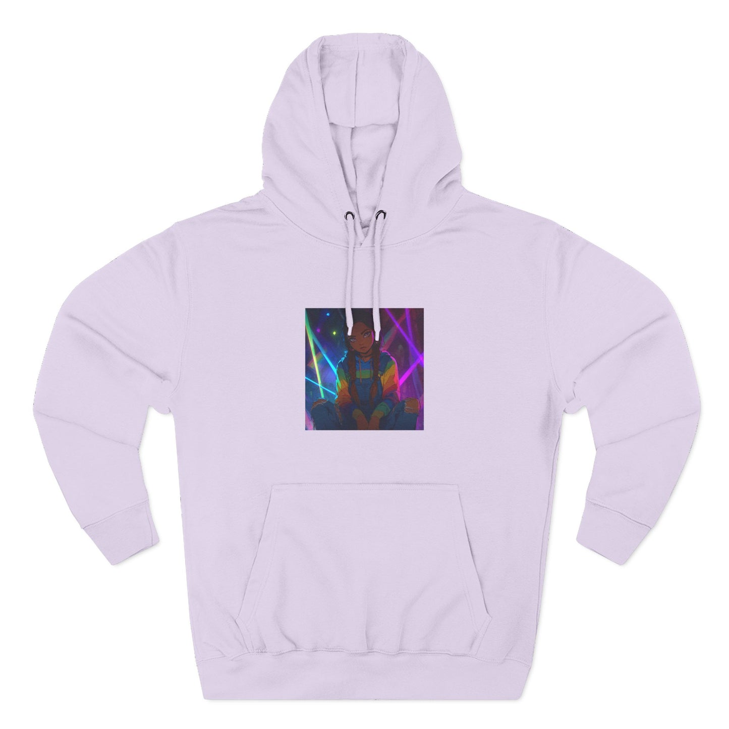 Funny Three-Panel Fleece Hoodie