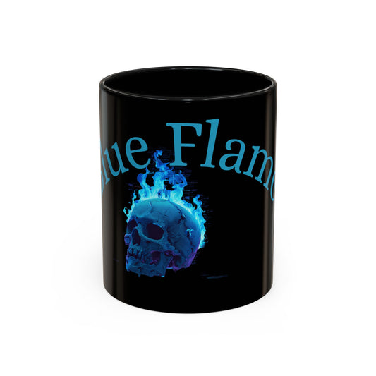 blue flame Accent Coffee Mug (11, 15oz)