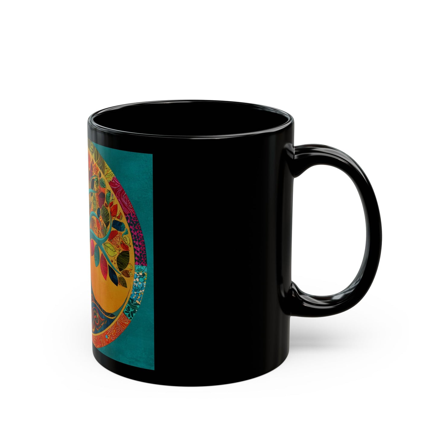 Black Mug (11oz, 15oz) Tree of life