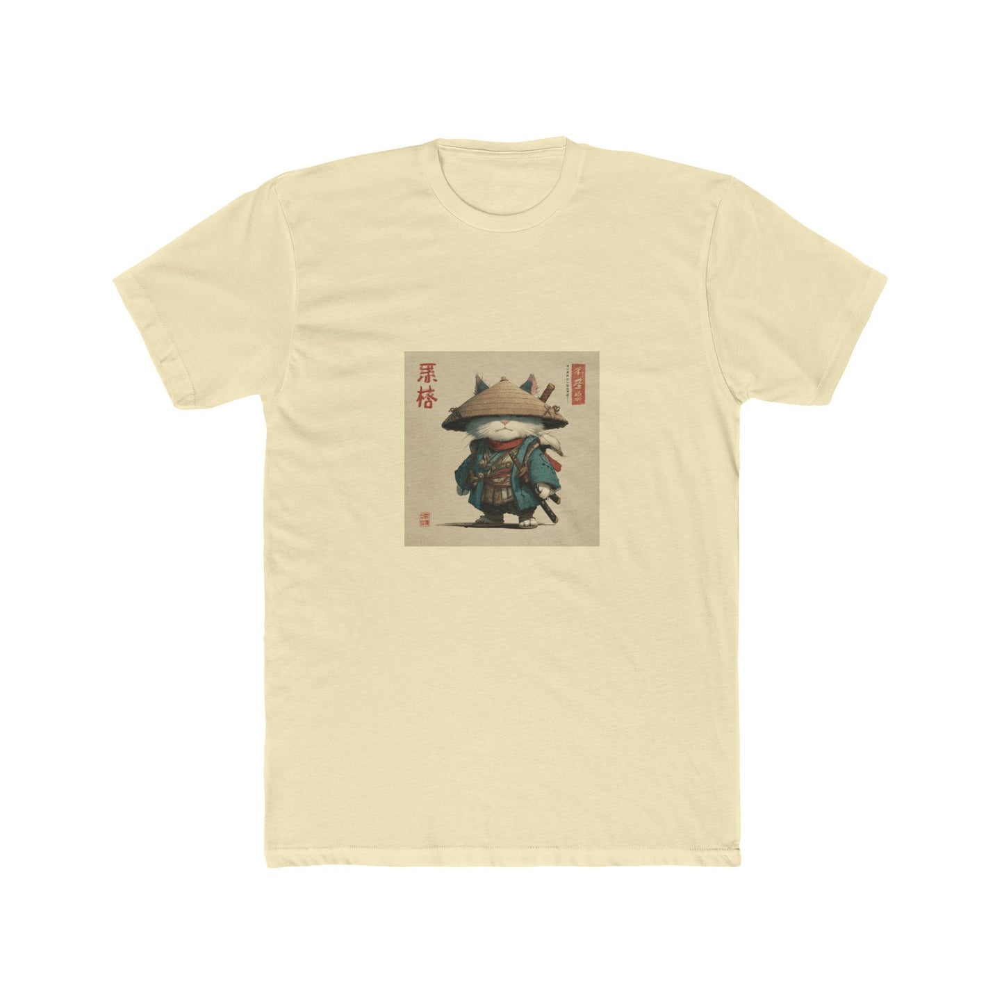 Unisex Cotton Crew Tee sward cat