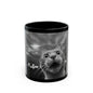Black Mug (11oz, 15oz) Cat UFO