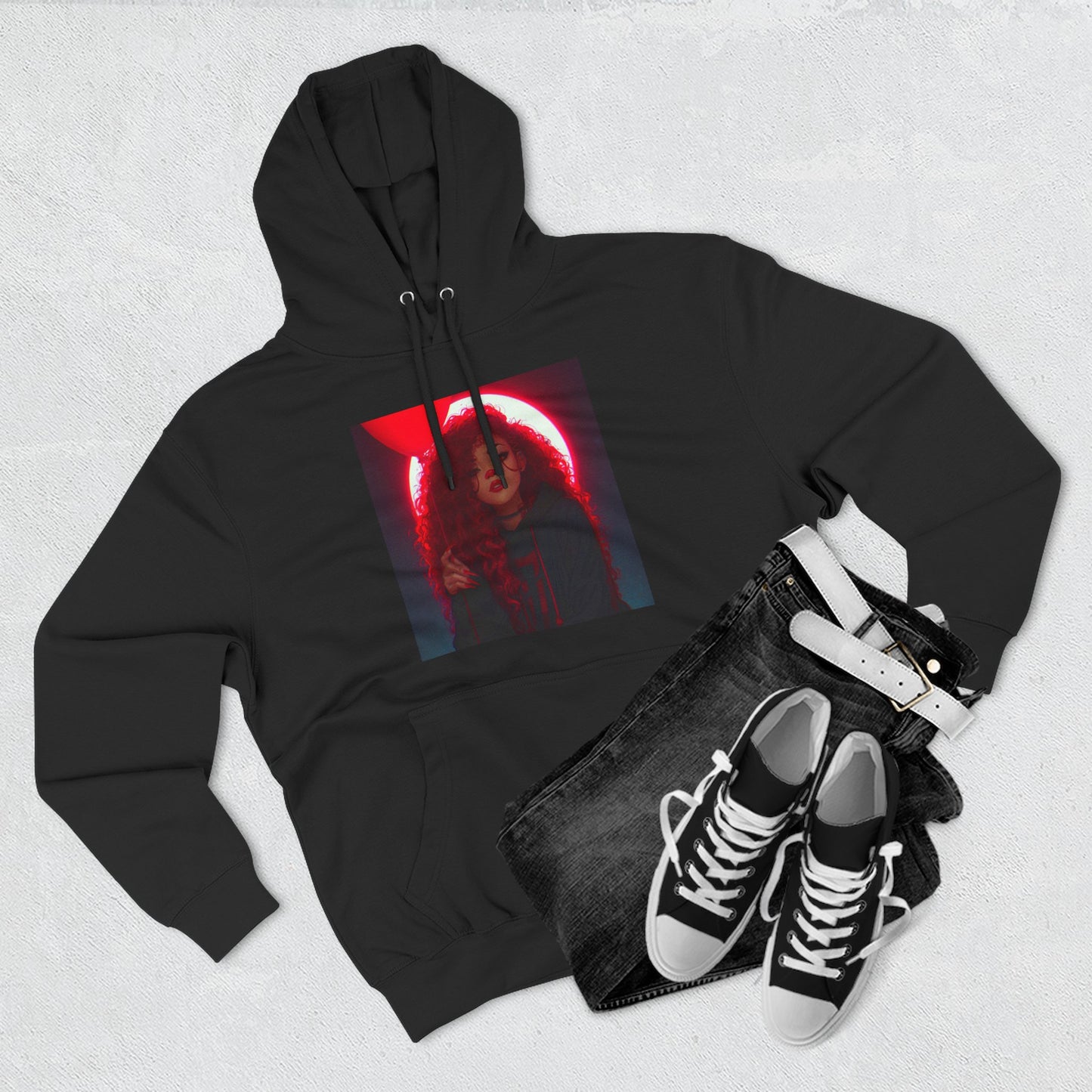 pretty little tingThree-Panel Fleece Hoodie
