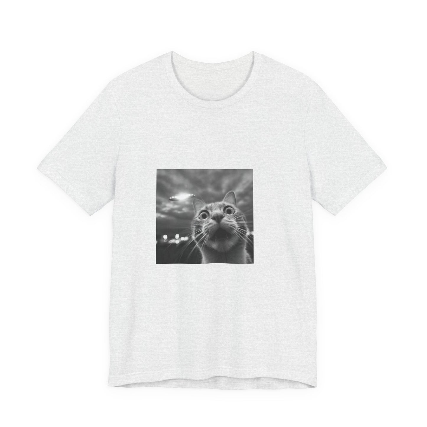 Unisex Jersey Short Sleeve Tee Cat UFO