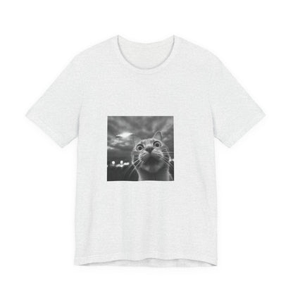 Unisex Jersey Short Sleeve Tee Cat UFO