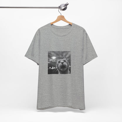 Unisex Jersey Short Sleeve Tee Cat UFO