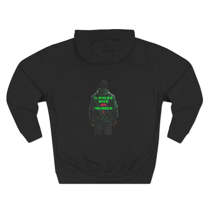 carried Three-Panel Fleece Hoodie