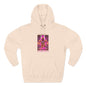 Run run run Three-Panel Fleece Hoodie